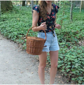 Vintage Basket Bag