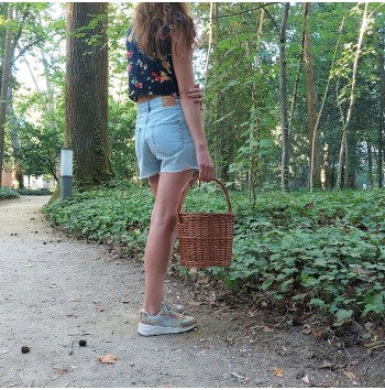 Vintage Basket Bag