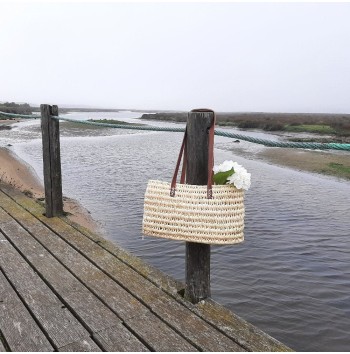 Summer Straw Tote Bag