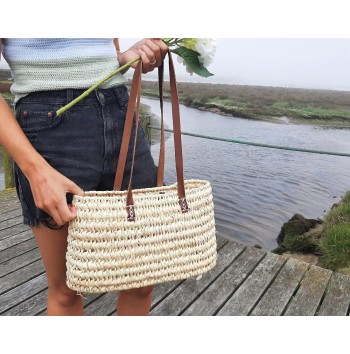 Summer Straw Tote Bag