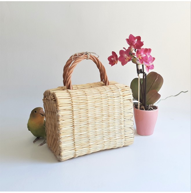 Mini Natural Reed Bag