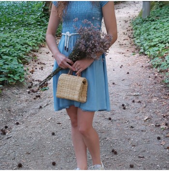 Mini Natural Reed Bag
