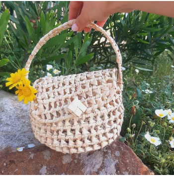 Summer Straw Hollow Mini Bag