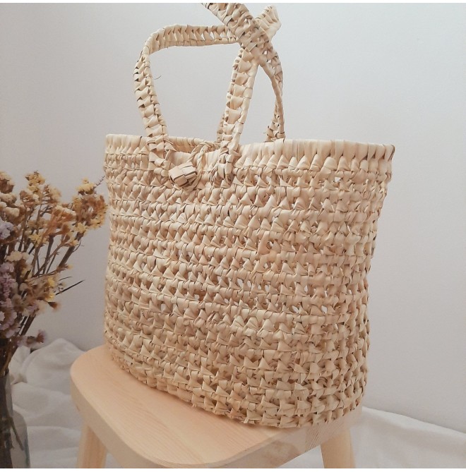Summer Straw Beach Bag