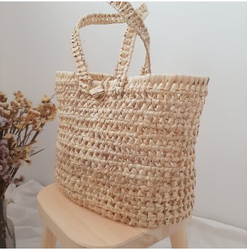 Summer Straw Beach Bag