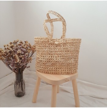 Summer Straw Beach Bag