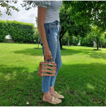 Mini Natural Color Reed Bag