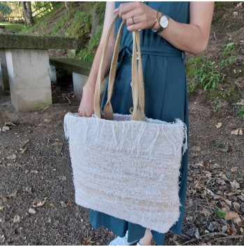 Large Boho Textured Bag