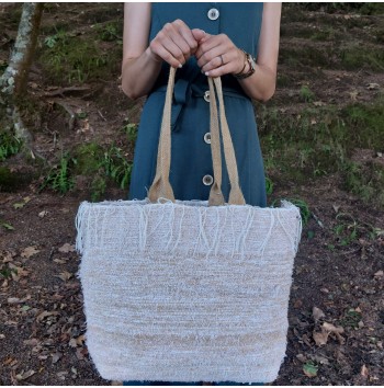 Large Boho Textured Bag