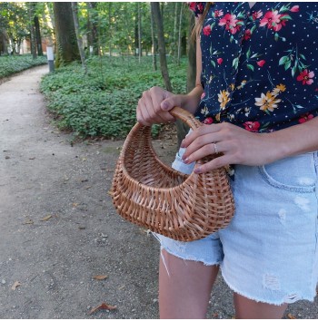 Vintage Straw Wicker Tote Bag